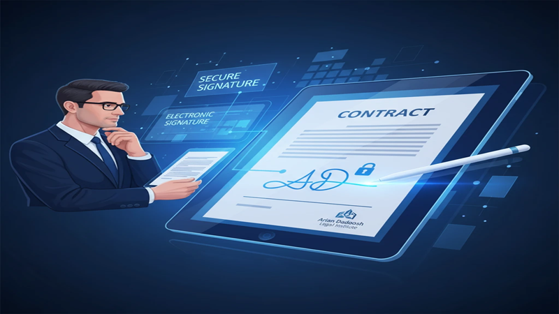 امضای الکترونیک و امضای الکترونیک مطمعن