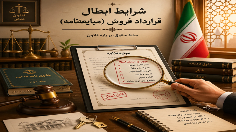 وکیل قراردادها و ابطال آن